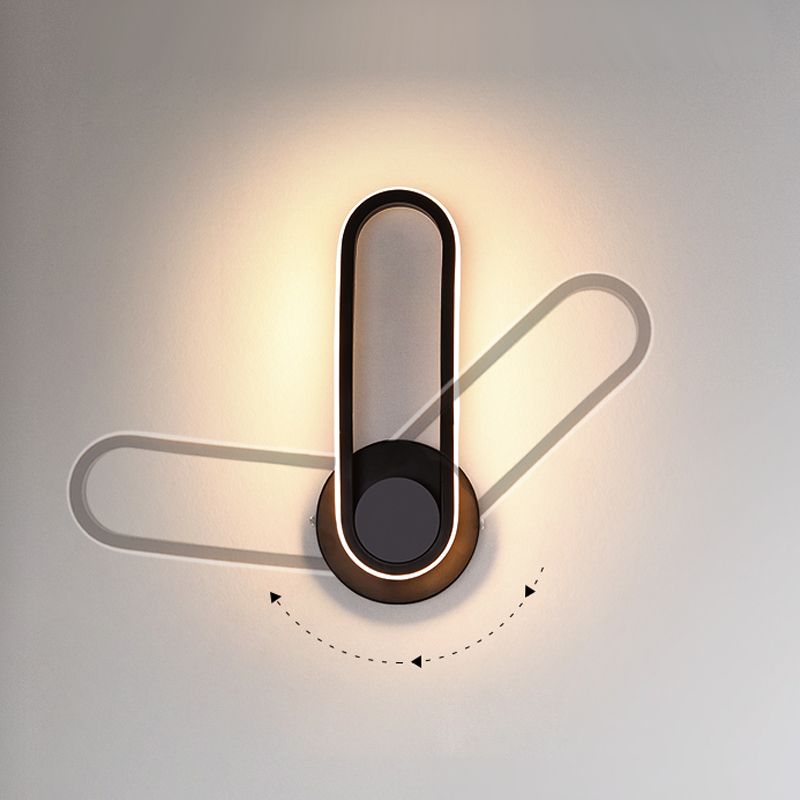 Lampada da parete a parete a parete a led rotabile Light Nordic Slease Wall Mount Lamp per soggiorno