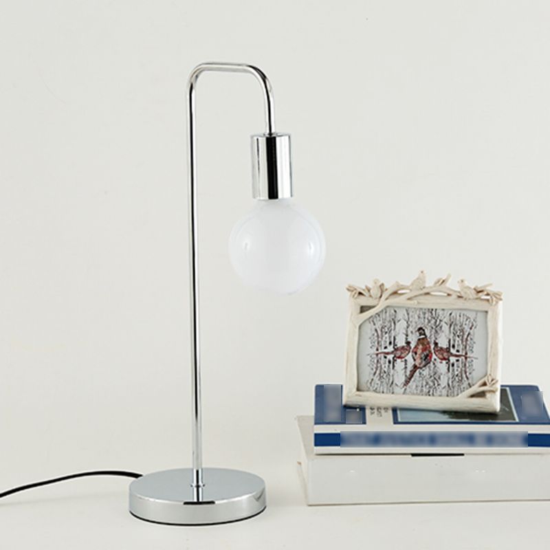 Modern Style Unique Shape Table Lamp Metal Single Light Table Light