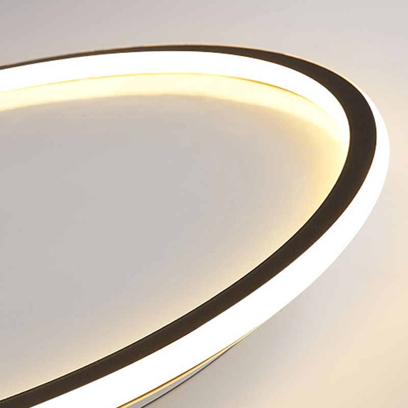 Modern Circle Ceiling Lighting Metal LED Ceiling Mount Light Fixture for Bedroom