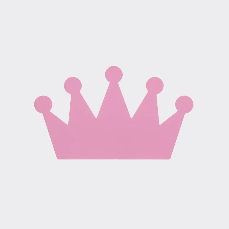 Kroon Kinderen Slaapkamer Wandlamp Licht Fixture Houten Cartoon LED Surface Wall Sconce in geel/roze