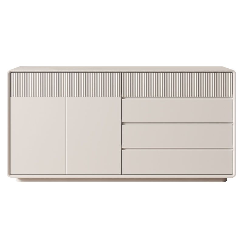 Contemporary Horizontal Combo Dresser Wooden Storage Dresser for Bedroom