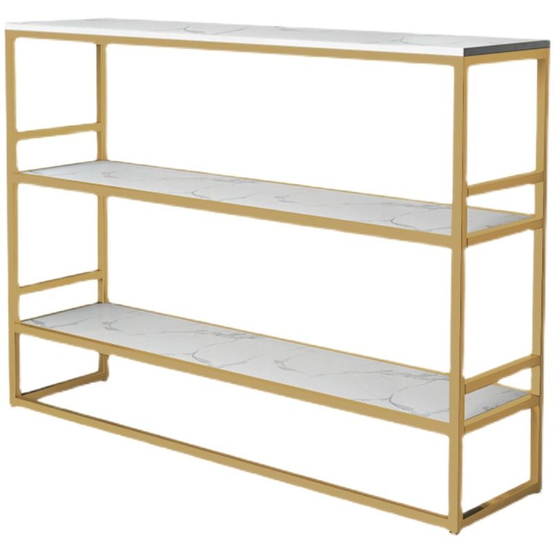 Modern Style Home Dining Kitchen Island Table Rectangle Prep Table