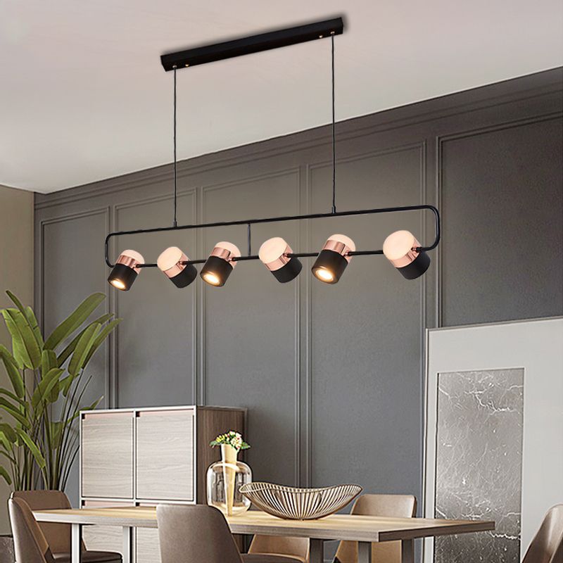 Hedendaagse stijl Cilinder Island Lighting Metal Island Lighting Ideas