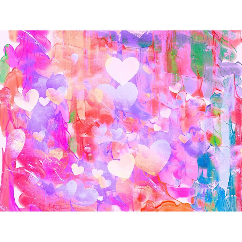 Modern Style Mural Wallpaper Abstract Pattern Illustration Indoor Wall Mural