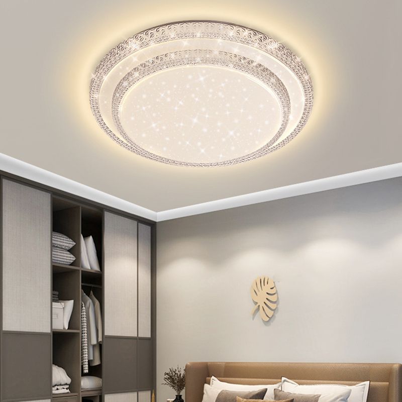 Crystal Geometric Flush Mount Fixture Modern Flush Light Fixtures