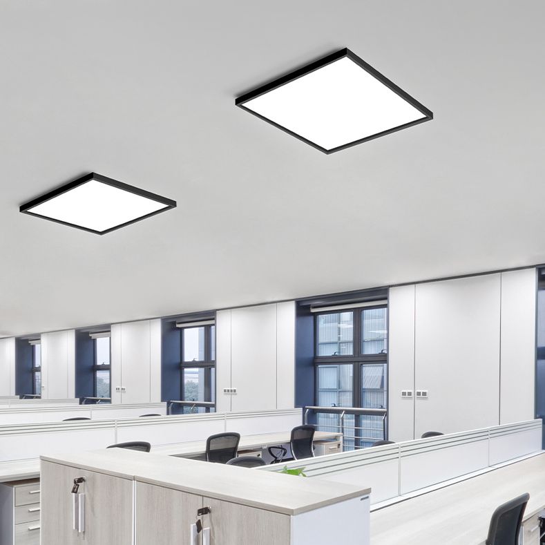 Moderno LED cuadrado de descarga de LED de 1-Luz de aluminio montado en el techo de la luz para la oficina