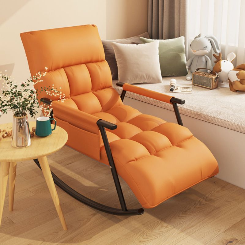 Modern Style Sofa Rocking Chair Single Indoor Rocking Chair with Cushion