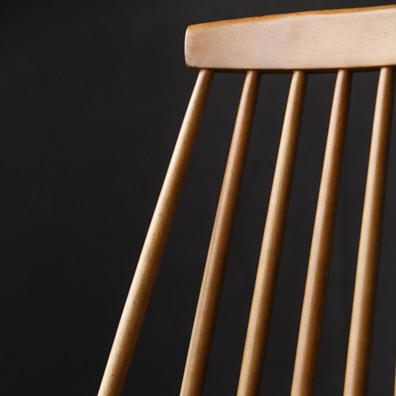 Dining Room Armless Dining Chair Home Slat Back Solid Wood Chair