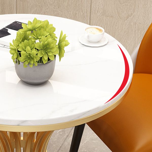 Glam Style 1/2/3/4/5 Pieces Dining Set Stone Top Table Dining Furniture