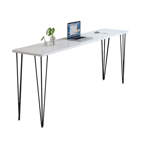 Rectangle Artificial Wood Dining Table Counter Height Table with 4 Legs