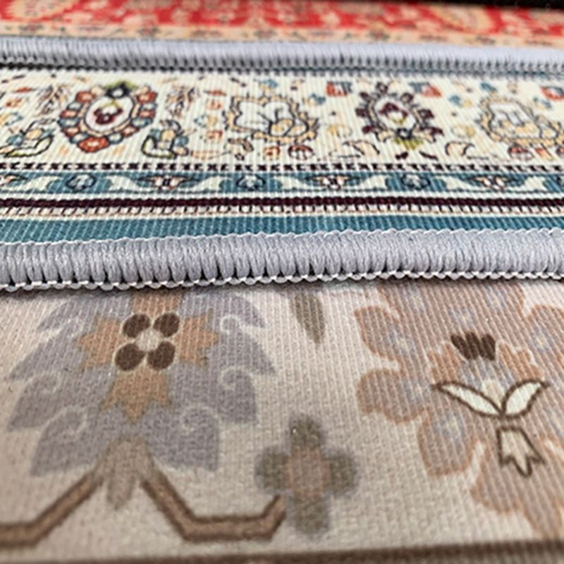 Antique Home Decoration Carpet Tribal Pattern Polyester Indoor Rug Stain Resistant Area Carpet