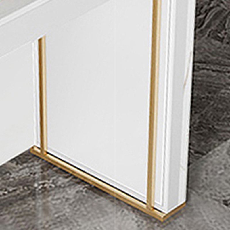 Modern Bistro Bar Table Rectangle Sintered Stone Bar Table for Living Room