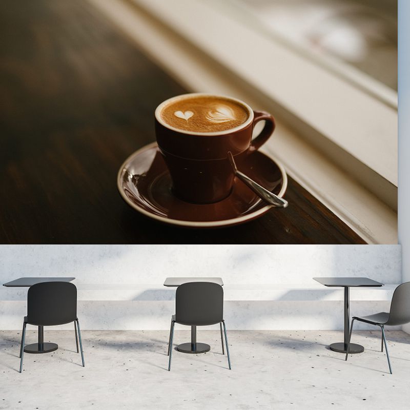 Strong Coffee Mural Decal Modern Coffee Shop Decorative,Made to Measure