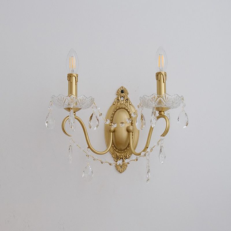 Modern Style Geometric Wall Light Sconces Metal Multi Lights Wall Lighting