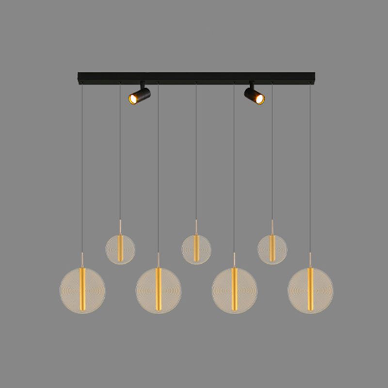 Unique Shape Island Lights Modern Style Metal Pendant Light Fixtures