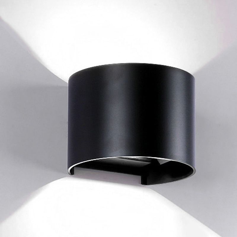 Lámpara montada en la pared cuadrada lámpara de montaje de pared de aluminio moderna para sala de estar