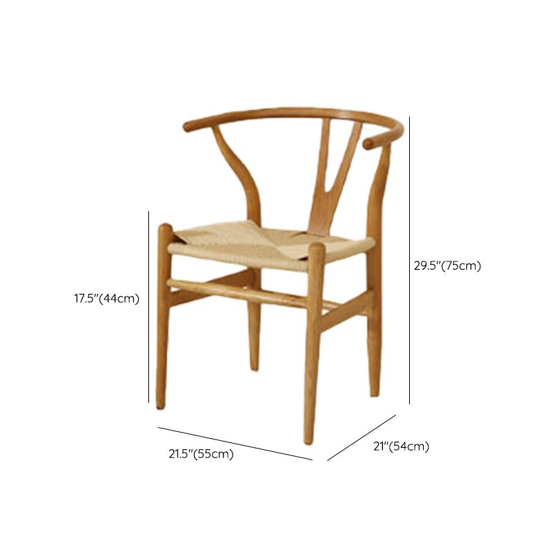 Traditional Kitchen Dining Chairs Solid Wood Arm Dining Chairs