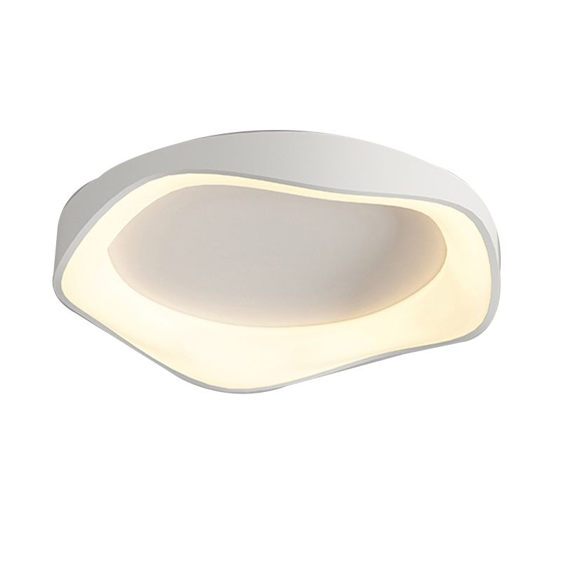 LED White Acrylic Ceiling Light Modern Flush Mount Lighting for Restaurant