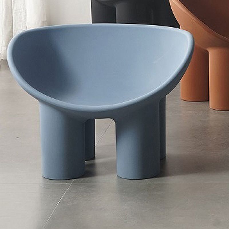 22.44" W √ó 32.68" L √ó 24.80" H Slipper Chair Armless Accent Chair with Basic Four Leg