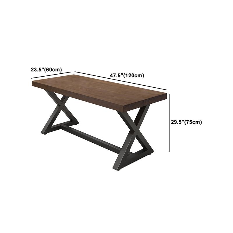 Modern Rectangle Dining Table Set 1/2/5 Pcs Solid Wood Dining Table and Chairs