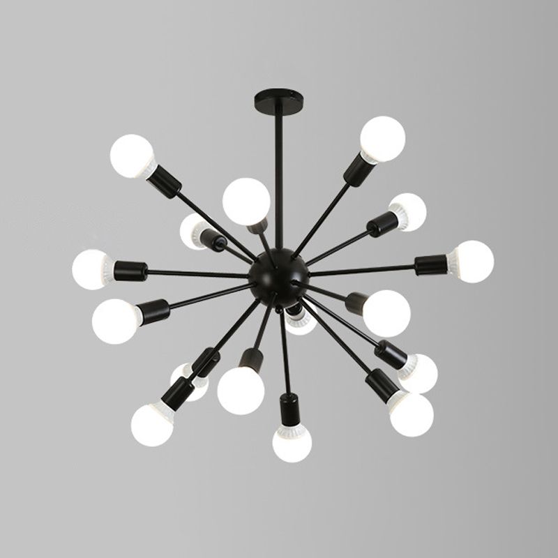 Multi-Head Chandelier Lighting Fixtures Modern Style Sputnik Suspension Light