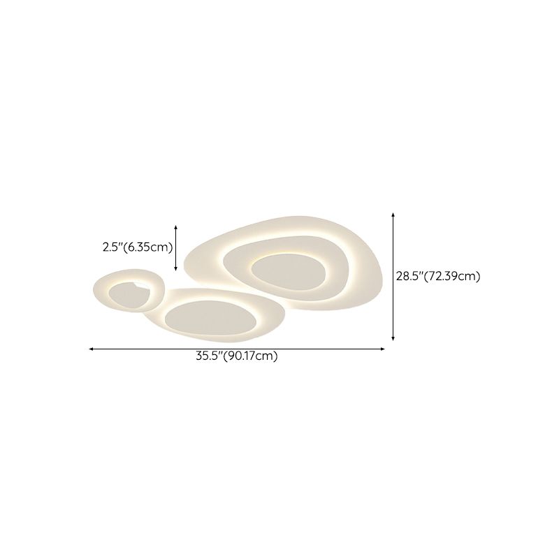 Unique Shape Flush Ceiling Lights Modern Flush Mount Lighting