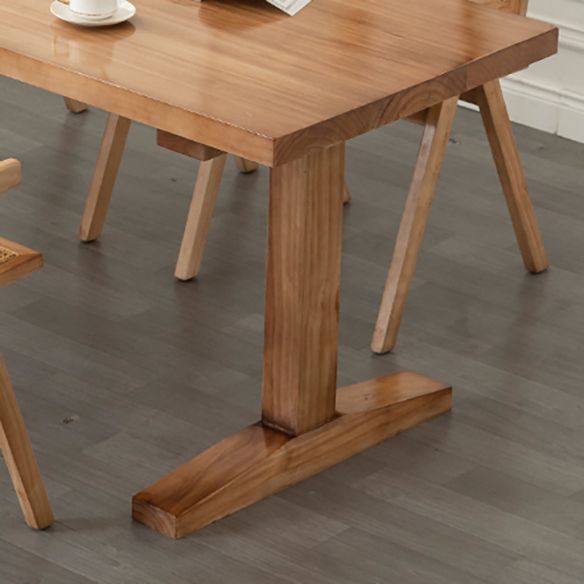 Modern Wooden Furniture Standard Height Formal Dining Room Table Set for Home Use