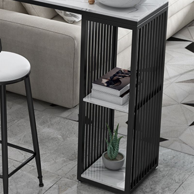 1/2/3 Pieces Bar Table and Stools Industrial Bar Pub Table Set