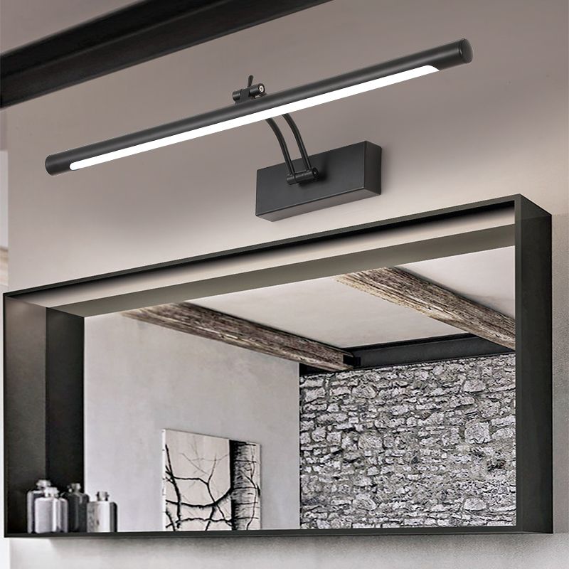 1 Light Strip Wall Sconce Modern Style Metal Wall Lighting for Bathroom