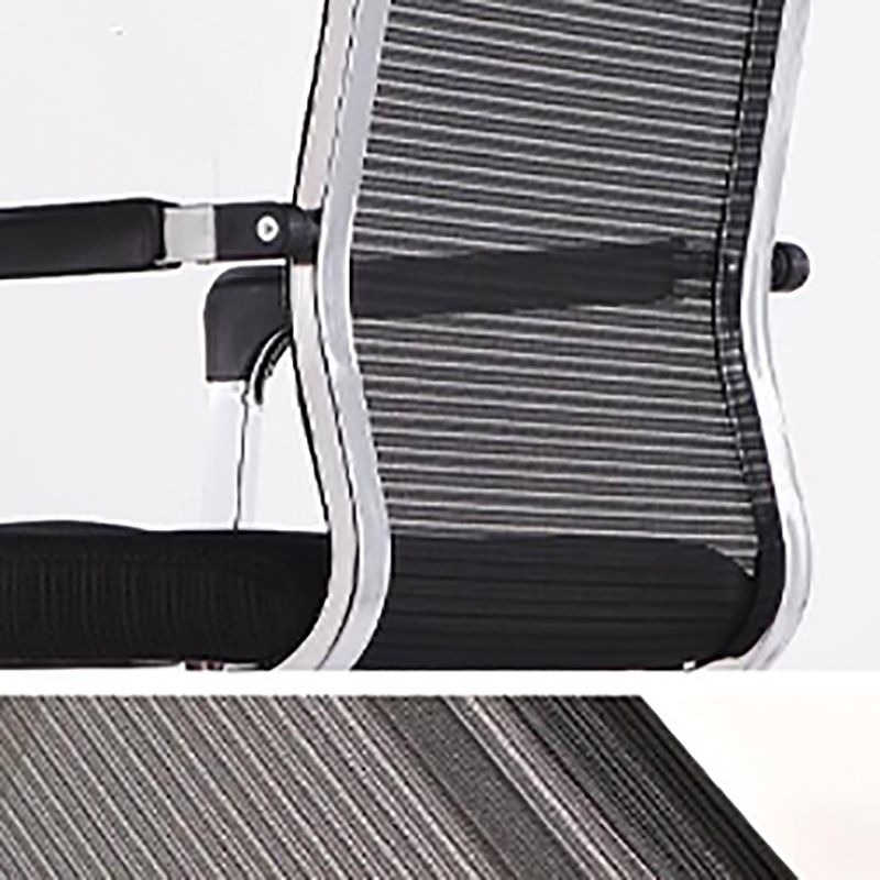 Modern Fixed Arms Office Chair Breathable AirGrid Desk Chair