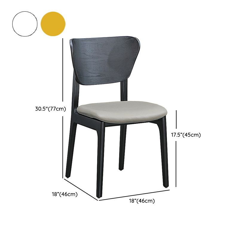 Contemporary Style Rectangle Table Set 1/2/5 Pieces Dining Set for Kitchen