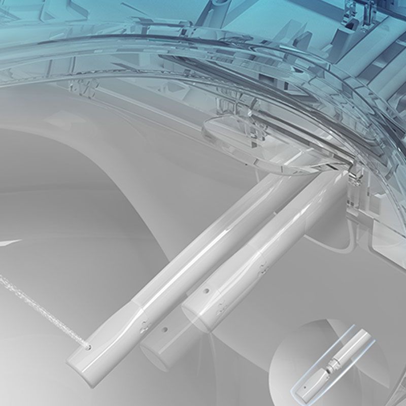 Contemporary Elongated Ceramic Warm Air Dryer Smart Bidet in White