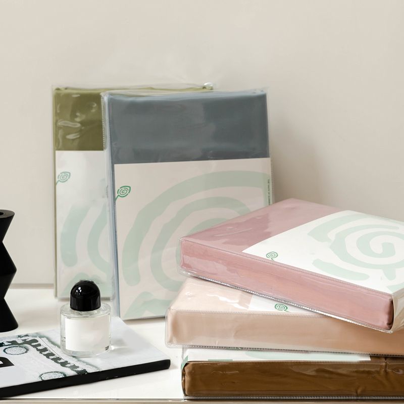 Bed Sheet Solid Color Breathable Non-pilling Skin-friendly Bed Sheet Set