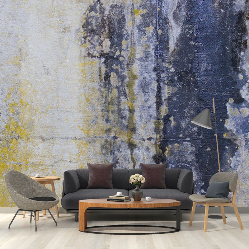 Texture Resistant Mural Wallpaper Environment Friendly Sleeping Room Wall Mural