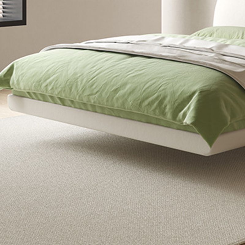 Genuine Leather Standard Bed Bed Frame Upholstered Headboard