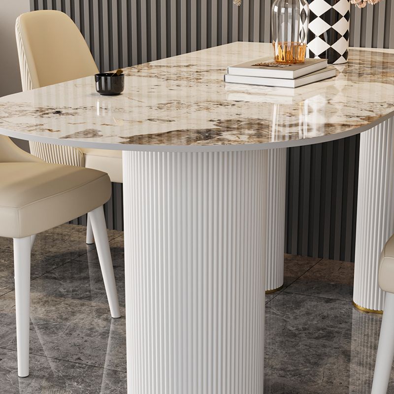 Free Form Stone Dining Table Modern Dining Table for Dining Room