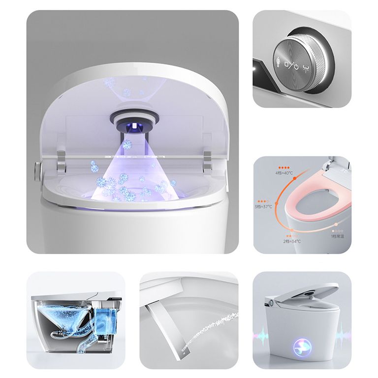 Modern Siphon Jet Toilet Bowl Ceramic Bidet Toilet with Seat for Bathroom