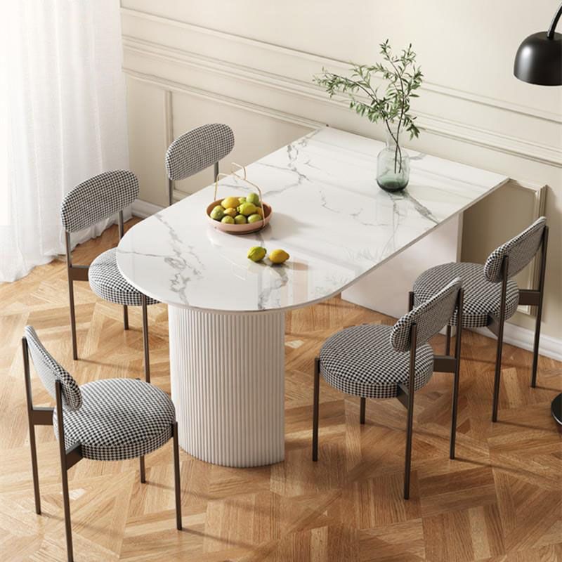 Dining Room Dinner Kitchen Table Double Pedestal Stone Dining Table