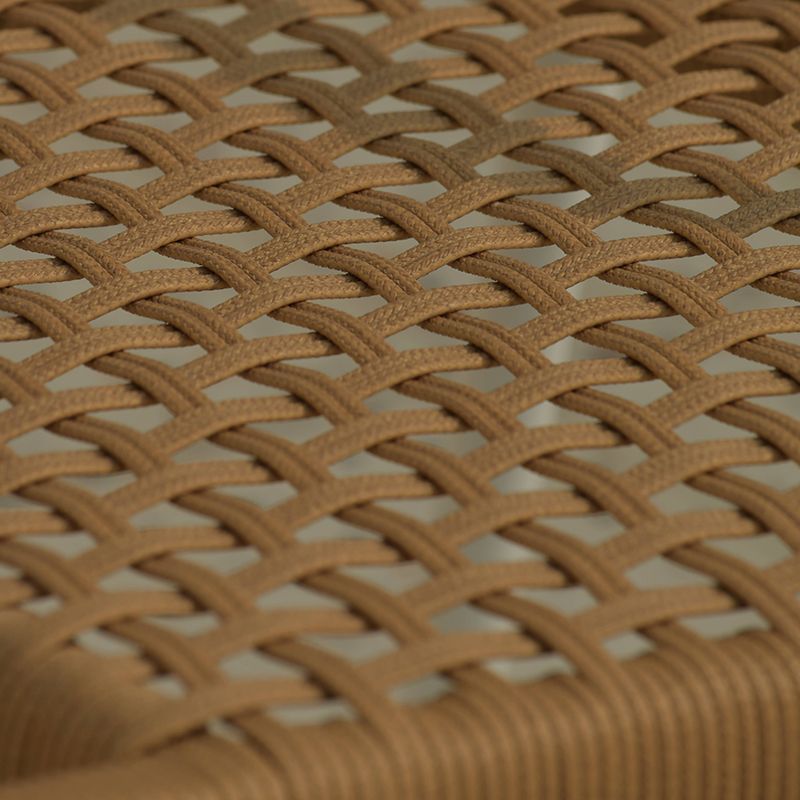 Tropical with Arm Dining Armchair Open Back Patio Dining Armchair