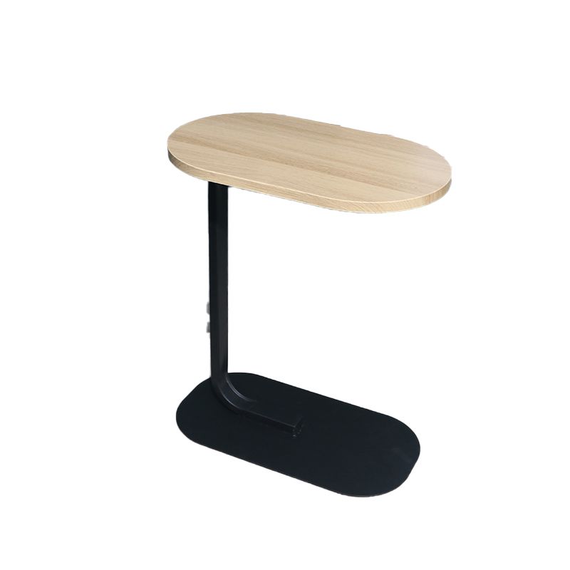 Modern Minimalist Wood Side End Table C Corner Table for Living Room