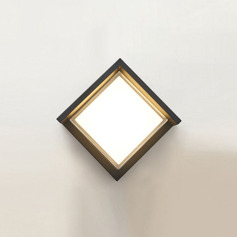 Geometrische Wandbeleuchtung in modernem Acryl 1 leichte LED -Wandlampe im modernen Stil