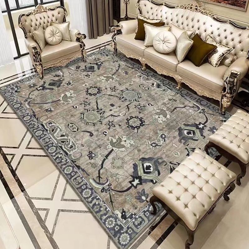 Tappeto grafico in poliestere arancione tappeto non slip tappeto per la decorazione della casa