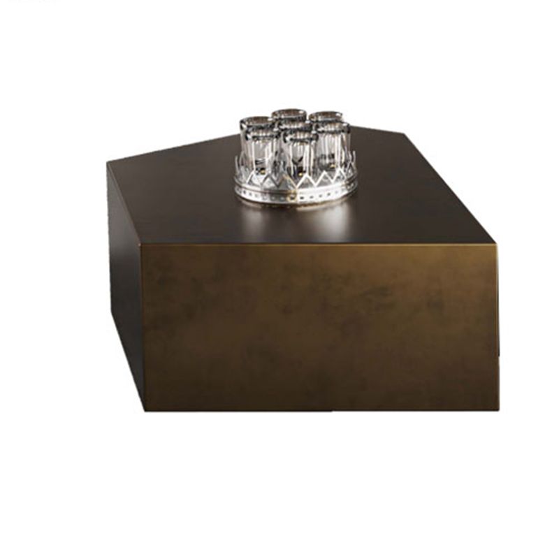 Modern Grey/brown Stainless Steel Coffee Table for Living Room Cocktail Table