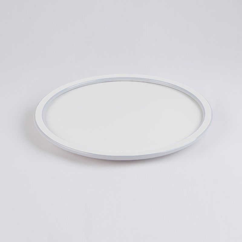 Cirkelvormige metalen plafondlamp, minimalistische stijl LED-inbouwplafondlamp