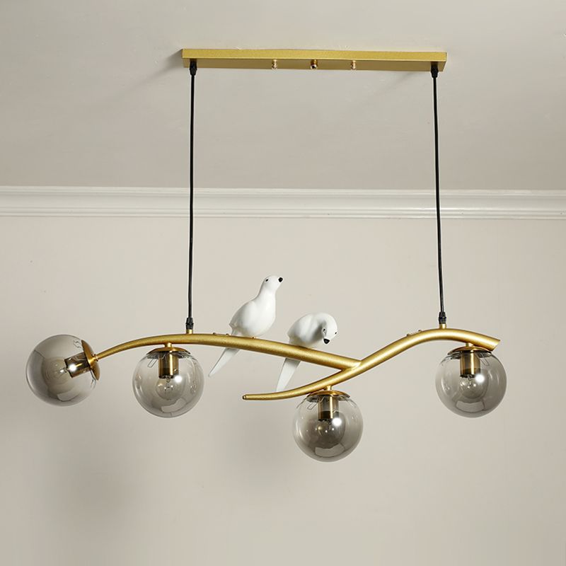 Modern Pendant Lighting for Kitchen Island Linear Island Lighting in Black