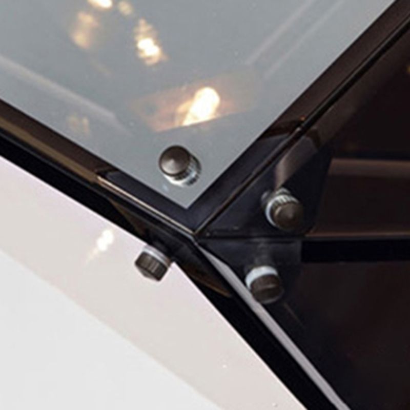 Horizontal/vertikaler Diamantanhänger Lampe Moderne Bernstein/Rauchglas Multi -Lichter Wohnzimmer LED -Deckenleuchte, 23,5 "/31"/42 "breit