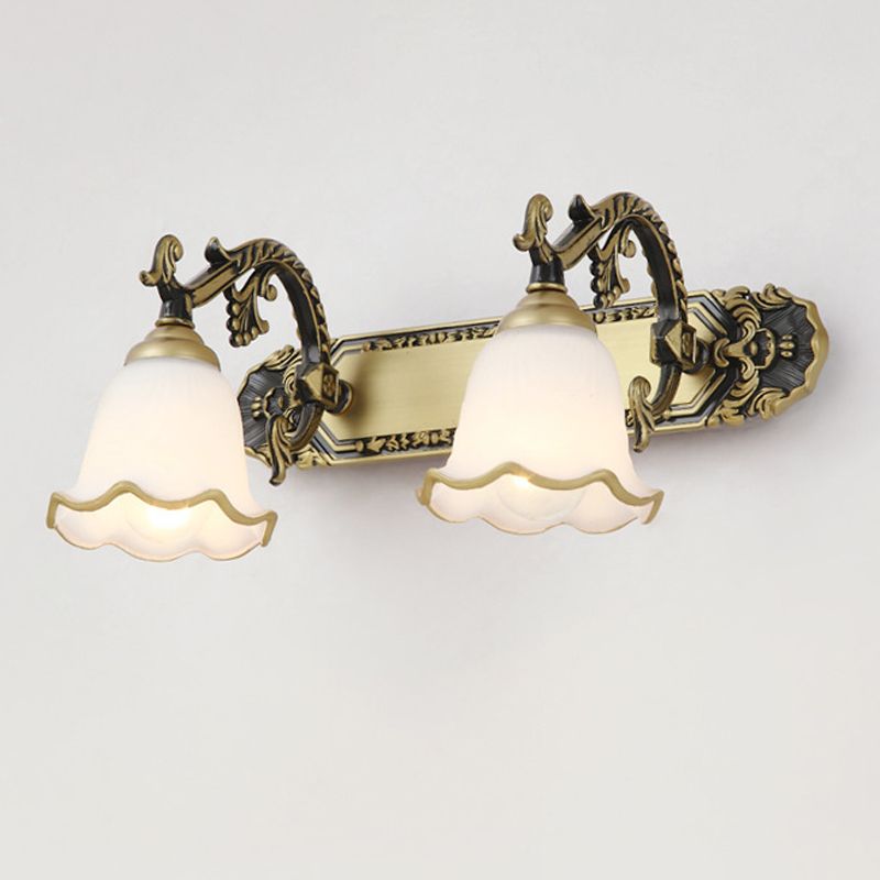 Modern Style Geometric Wall Mounted Lamps Metal Multi Lights Vanity Wall Sconce