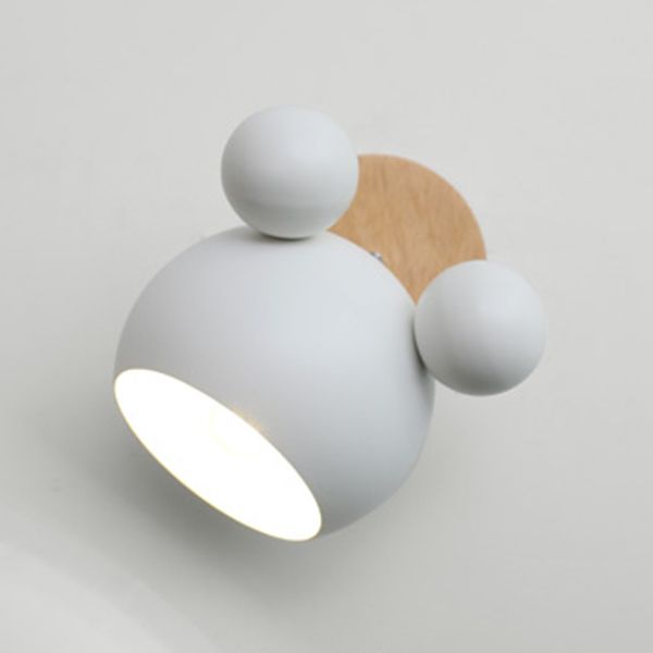 Modern Macron Wall Sponce One-Bulb Panda Wall Lights Lightsing para niños