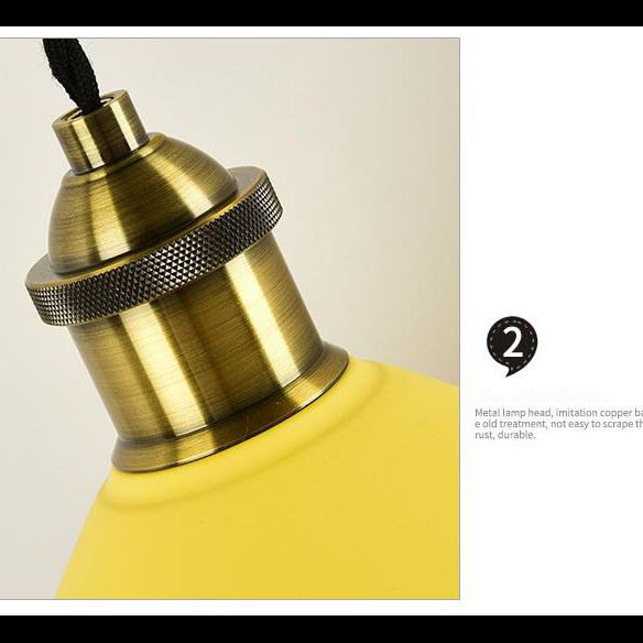 Macaron Cone Wall Sconce Lights Metallic Wall Sconce Lighting for Living Room