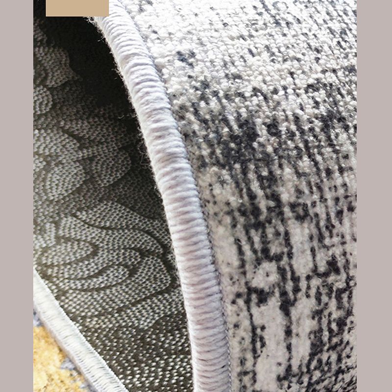 Tapis gris de couleur unie en Polyester, moderne, facile d'entretien, pour la décoration de la maison